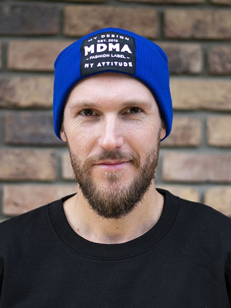 Beanie My Design royal blue