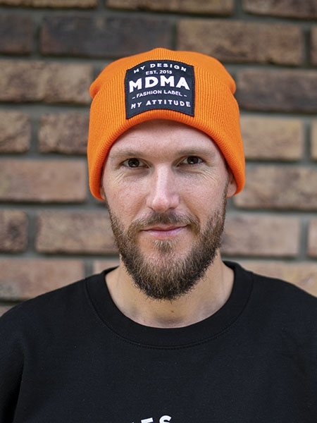 Beanie My Design orange