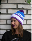 Beanie Snow blue/violet