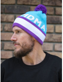 Beanie Snow blue/violet