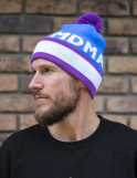 Beanie Snow blue/violet